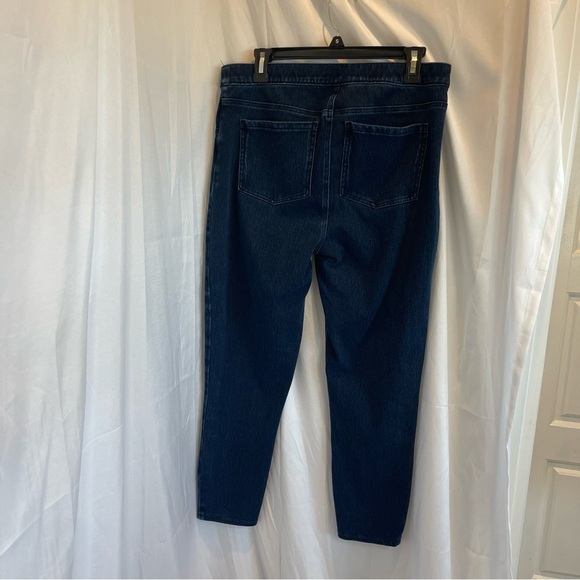 SPANX Jean-ish Ankle Leggings Size XL Dark Wash - Picture 7 of 11